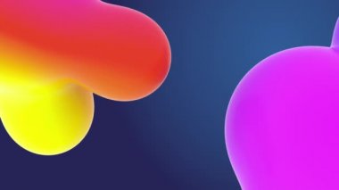 Aqua Renkli Sıvı Gradyan Soyutlama Minimalist Beste