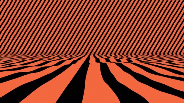 Belles bandes incurvées Studio de teinte orange