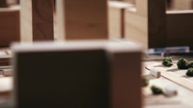 Kasaba sakinleri için detaylı minyatür sağlıklı yaşam