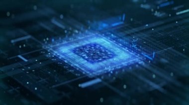 Elektronik Mikroişlemci Pcb Bilgisayar Teknolojik Siber Uzayı Yüksek Teknoloji Yapay Zekası