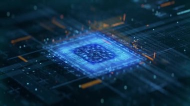 Elektronik Mikroişlemci Pcb Bilgisayar Teknolojik Siber Uzayı Yüksek Teknoloji Yapay Zekası