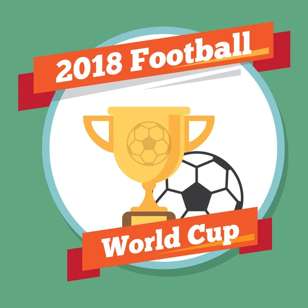 Mistrzostwa Świata Fifie 2018 — Wektor stockowy