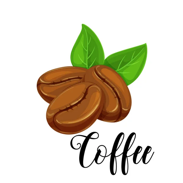 Grão de café ícone —  Vetores de Stock