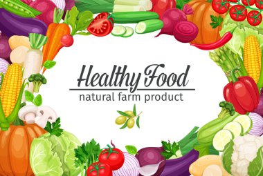 Çizgi film tarzında vektör sebze simgeleri.