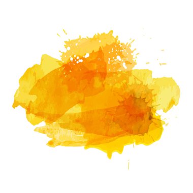 Vektör suluboya afişi sıçradı