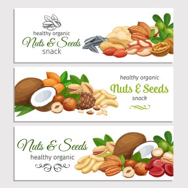 Fındık ve çekirdekli şablon