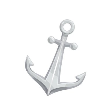 Çapa vektörü logosu simgesi. Denizcilik deniz teknesi çizimi sembolü..