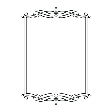 Klasik kaligrafik çerçeve