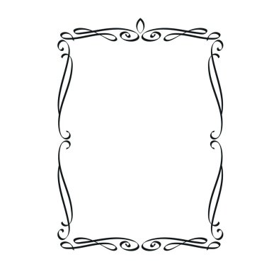 Klasik kaligrafik çerçeve