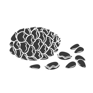 Çam fıstığı kabartma simgesi