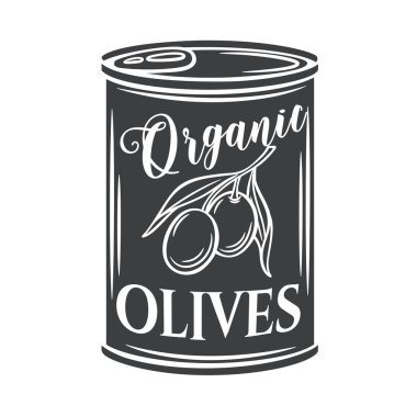 Teneke kutuda konserve zeytin