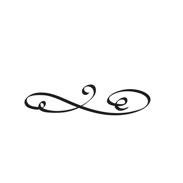 Calligrafisch ontwerpelement — Stockvector
