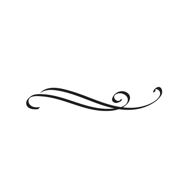 Calligrafisch ontwerpelement — Stockvector