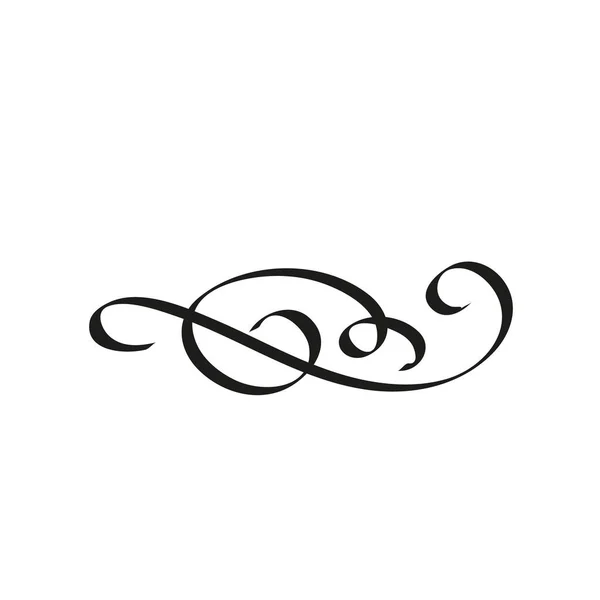 Elemento di design calligrafico — Vettoriale Stock