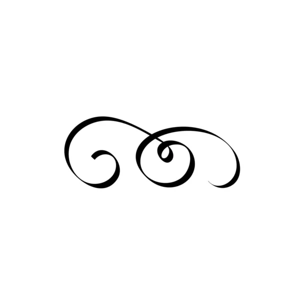 Calligrafisch ontwerpelement — Stockvector