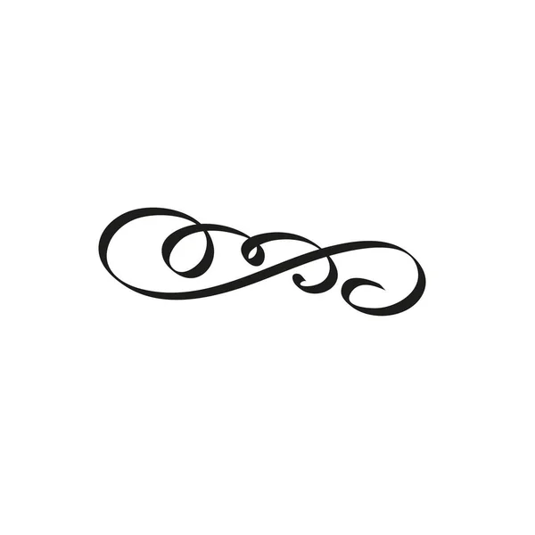 Calligrafisch ontwerpelement — Stockvector