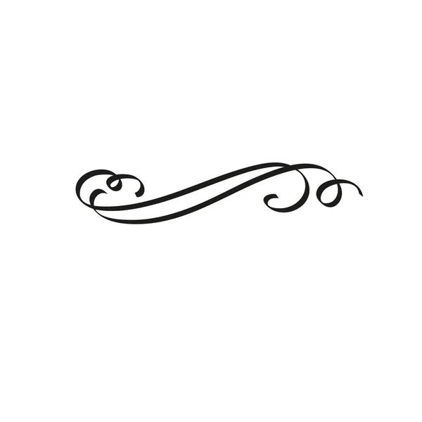 Calligrafisch ontwerpelement — Stockvector