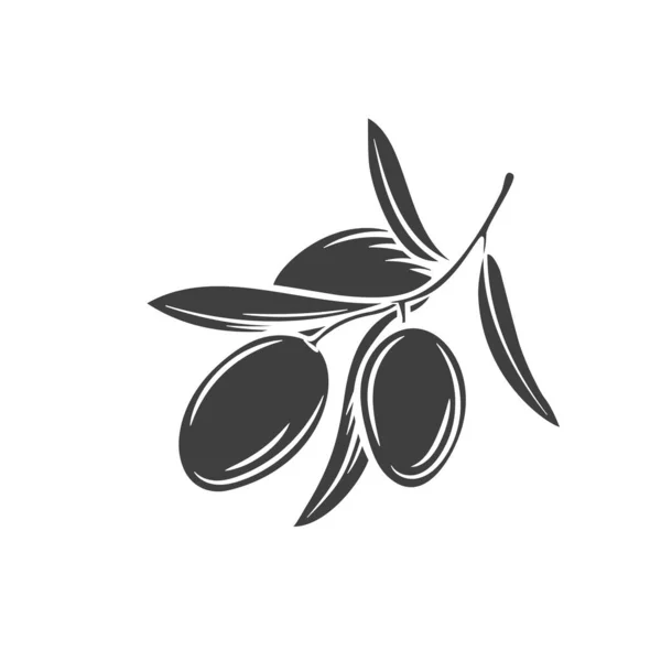 Olivenglyphen-Symbol — Stockvektor