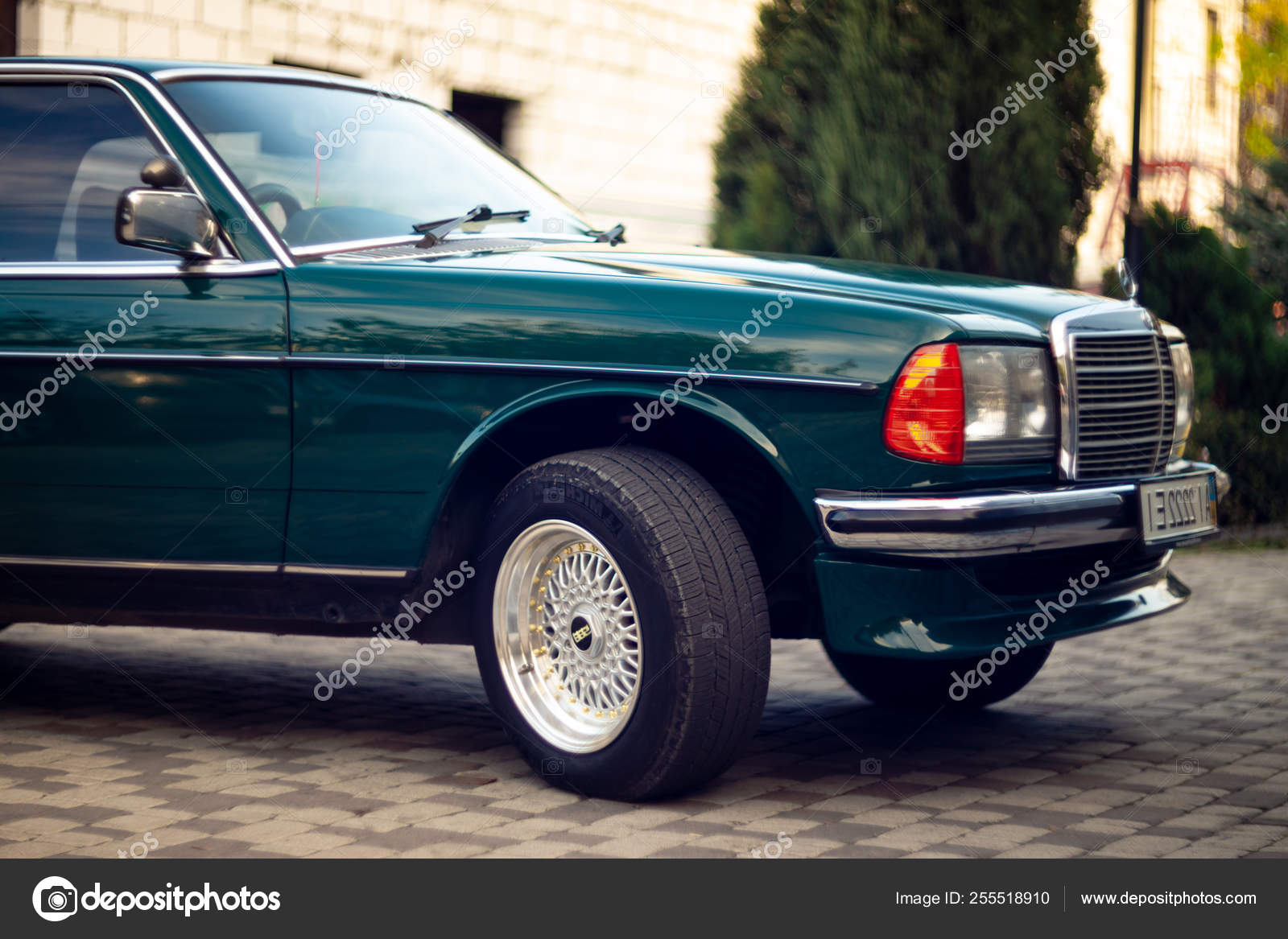 Old Rare Vintage Green Mercedes Benz Hood Wheels Door Windshield