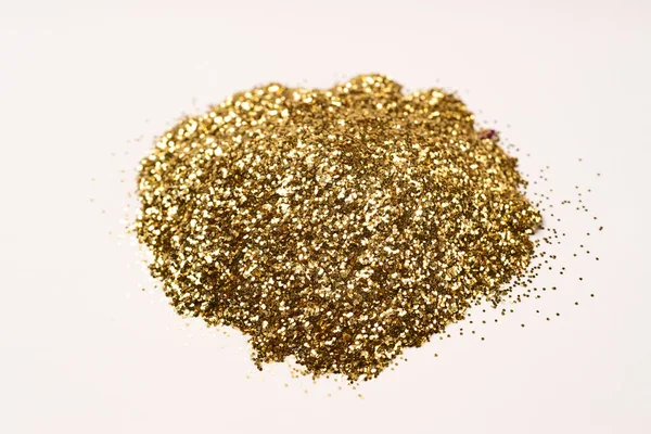 Manikür için bir demet altın çivi tuzlama. Altın Glitter Shin