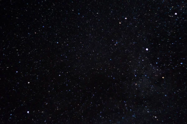 Długa Ekspozycja Nocne Niebo Gwiazdy Zdjęcia Wiele Gwiazd Konstelacjami Daleko — Zdjęcie stockowe
