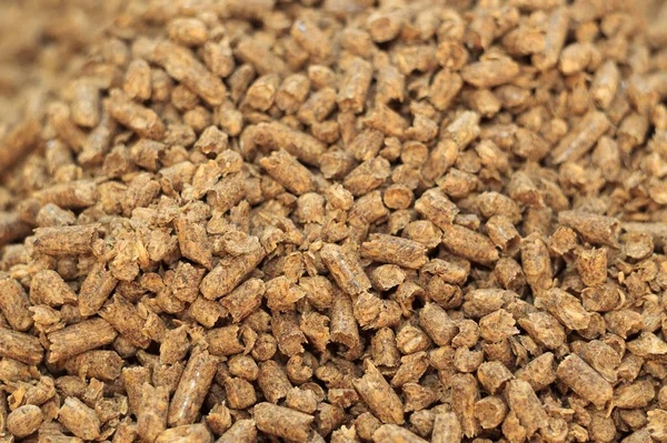 Bränsle Träpellet Närbild Källa Till Alternativ Ren Energi Mycket Pellet — Stockfoto