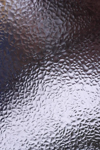 Water Drops Glass Window Close Blurred Background Drops Macro Condensate — Stock Photo, Image