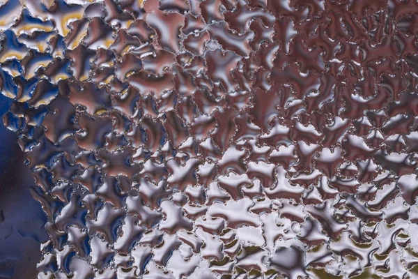 Water Drops Glass Window Close Blurred Background Drops Macro Condensate — Stock Photo, Image