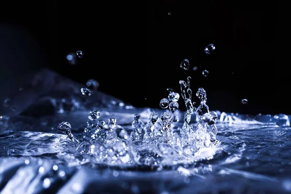 Water Drops Splashing Acoustic Membrane Lot Drops Air High Frequency Royalty Free Stock Images