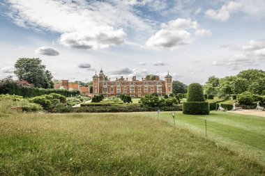 Aylsham ilçe Norfolk, İngiltere, Birleşik Krallık'taki kuzeyinde Blickling köyü Blickling salonda büyük malikane bahçeleri