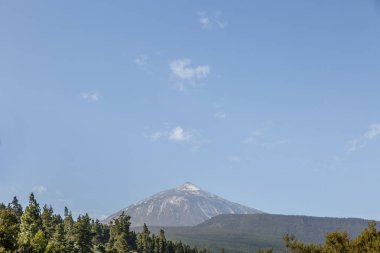 Teide güzel manzarasına güneşli bir günde, Tenerife