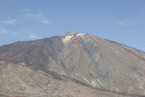 Vista Grandeza Del Volcán Del Teide Isla Tenerife Día Soleado —  Fotos de Stock