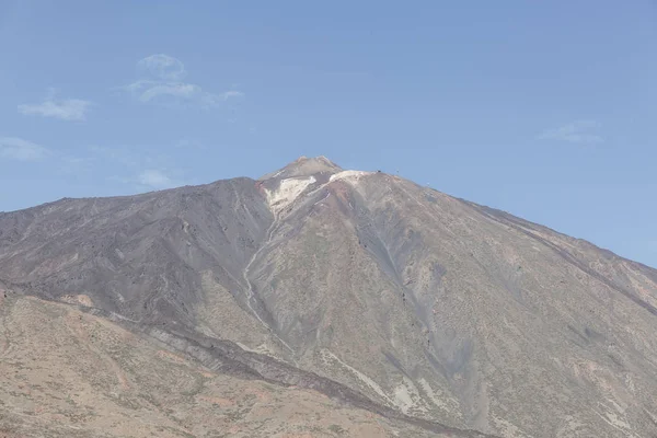 Vista Especial Grandeza Del Volcán Del Teide Una Carretera Isla —  Fotos de Stock