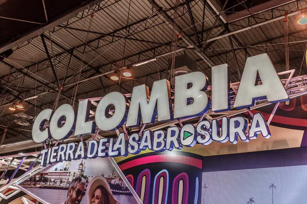 콜롬비아는 Placard — 스톡 사진