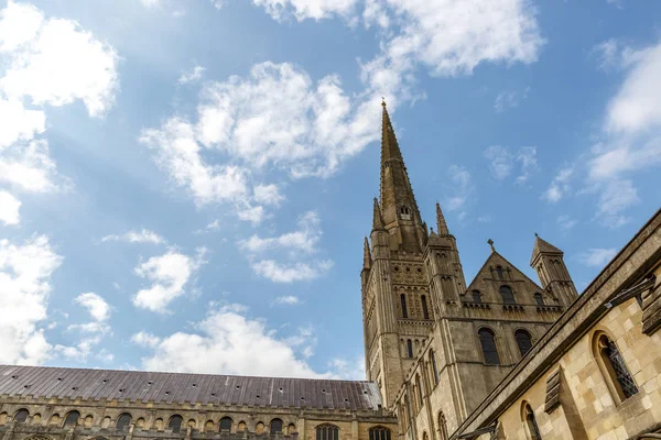 Catedral Católica Norwich Hermoso Día Verano Inglaterra — Foto de Stock