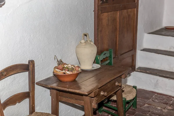 Muebles Estilo Vintage Una Habitación Una Casa Antigua Granada España — Foto de Stock