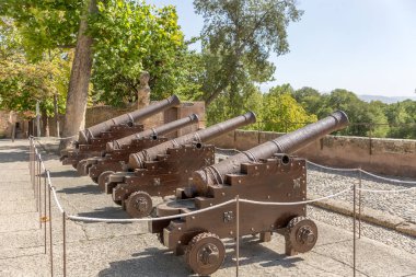 Granada İspanya Alhambra bir parçası kanyonlarda görünümünü