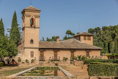 Convento de San Francisco (şimdiki Parador Nacional) La Alhambra, Granada, Endülüs, İspanya 