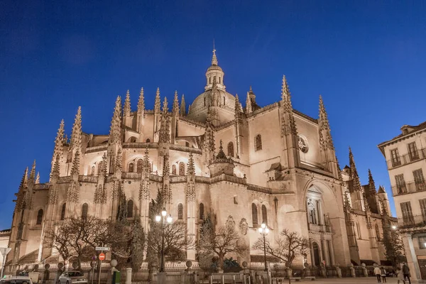 Catedral Segovia Una Iglesia Religiosa Católica Segovia España Dedicada Virgen —  Fotos de Stock