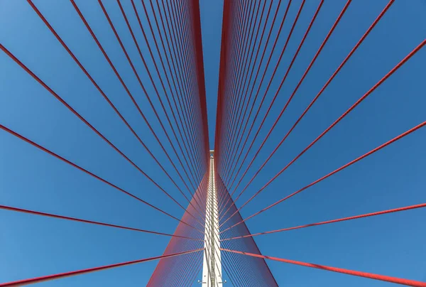 Schrägseilbrücke Von Castilla Mancha Talavera Reina Toledo Spanien — Stockfoto