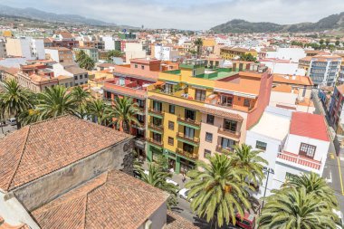 Görünüm bölümü, şehir La Laguna, ada Tenerife, Kanarya Adaları, İspanya, Europe