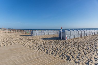 Porto, Portekiz şehirde güzel beyaz kum plaj
