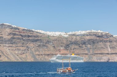 Santorini - panoramik görünüm