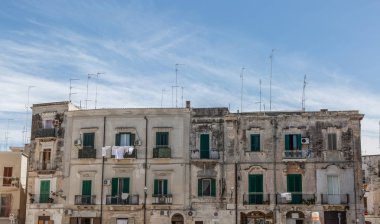 Eski kasaba Bari, İtalya mimarisi. Bari başkentidir