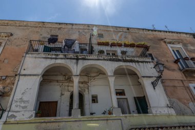 Eski kasaba Bari, İtalya mimarisi. Bari başkentidir