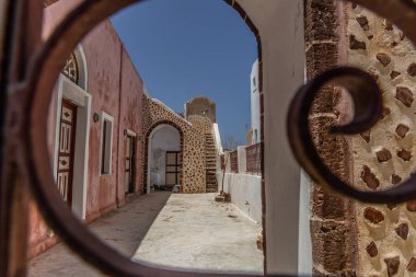 Santorini, Yunanistan'ın tipik mimari