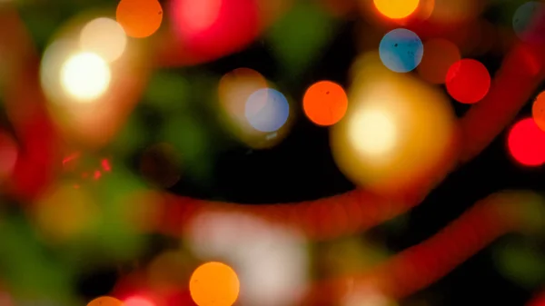 Sportlov abstrakt bakgrund med Christmas lights bokehs — Stockfoto