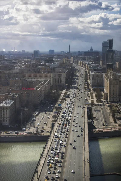 Moscú Centro Negocios Internacional Moscú Ciudad Los Primeros Planes Desarrollo — Foto de Stock