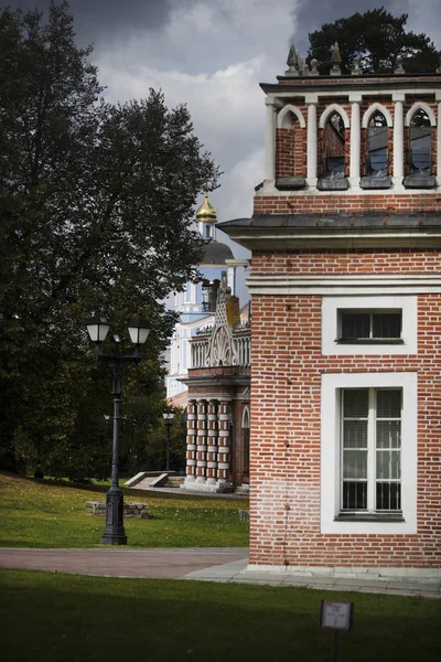 Grand Palace Het Paleis Onderdeel Van Het Complex Gebouw Tsaritsyn — Stockfoto