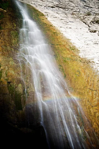 Sorrosal Vodopád Provincii Huesca Aragon Broto Pyreneje Španělsko — Stock fotografie